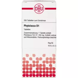 PHYTOLACCA D 1 tablet, 200 adet