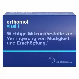 ORTHOMOL Vital F içme şişesi/kapsül kombo paketi, 30 adet