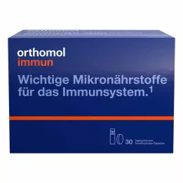 ORTHOMOL Bağışıklık içme şişesi/tablet kombo paketi, 30 adet