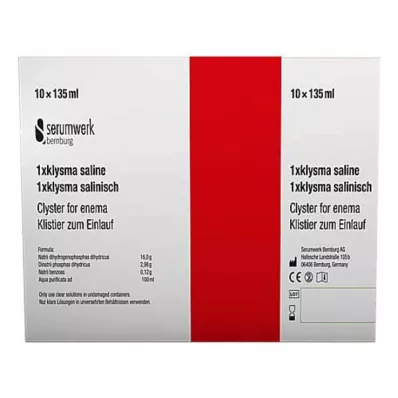 KLYSMA 1x tuzlu su, 10X135 ml