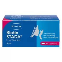BIOTIN STADA 5 mg tabletler, 50 adet