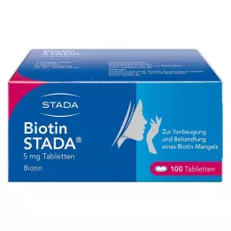 BIOTIN STADA 5 mg tabletler, 100 adet