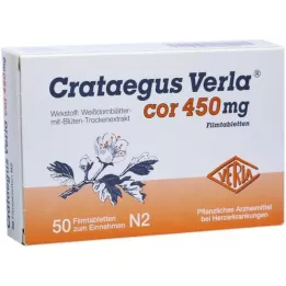 CRATAEGUS VERLA COR 450 mg film kaplı tabletler, 50 saat