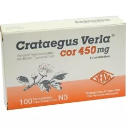 CRATAEGUS VERLA Cor 450 mg film kaplı tablet, 100 adet