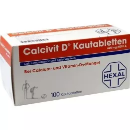 CALCIVIT D Çiğnenebilir tabletler, 100 adet