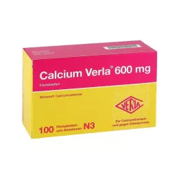 CALCIUM VERLA 600 mg film kaplı tabletler, 100 adet