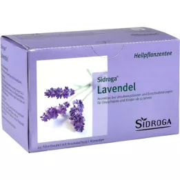 SIDROGA Lavanta çayı filtre torbaları, 20X1,0 g