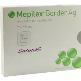 MEPILEX Border Ag köpük pansuman 7x7,5 cm steril, 5 adet