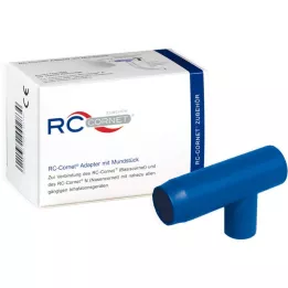 RC İnhalerler için ağızlıklı kornet adaptörü, 1 adet