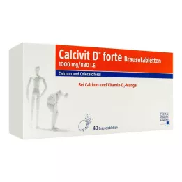 CALCIVIT D forte efervesan tablet, 40 adet