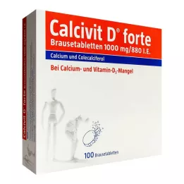 CALCIVIT D forte efervesan tablet, 100 adet