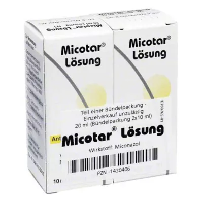 MICOTAR Çözelti, 20 ml MICOTAR Çözelti, 20 ml
