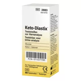 KETO DIASTIX Test şeritleri, 50 adet
