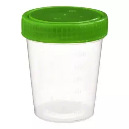 URINBECHER vidalı kapaklı, ayrı ayrı paketlenmiş, 1 adet
