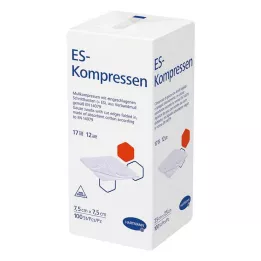 ES-KOMPRESSEN steril olmayan 7,5x7,5 cm 12 yollu, 100 adet