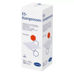 ES-KOMPRESSEN steril olmayan 7,5x7,5 cm 16lı, 100 adet