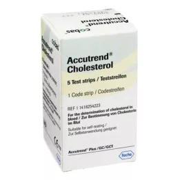 ACCUTREND Kolesterol test şeritleri, 5 adet
