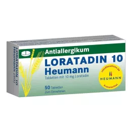 LORATADIN 10 Heumann tableti, 50 adet
