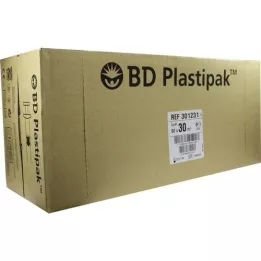 BD PLASTIPAK Spr.30 ml Luer lateks içermez, 60X30 ml
