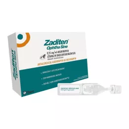 ZADITEN ofta sinüs 0,25 mg/ml tek doz göz damlası, 20 adet
