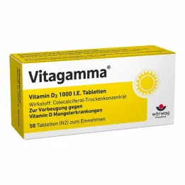 VITAGAMMA D3 Vitamini 1.000 IU tablet, 50 adet