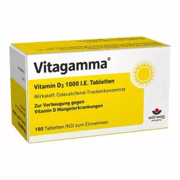 VITAGAMMA D3 Vitamini 1.000 IU tablet, 100 adet