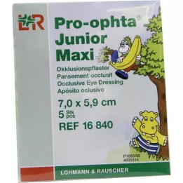 PRO-OPHTA Junior maxi oklüzyon alçısı, 5 adet