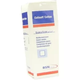 CUTISOFT Pamuklu Sıkıştırılmış 5x5 cm, 100 adet