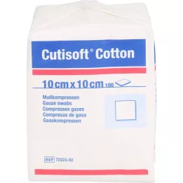 CUTISOFT Pamuklu Kompres 10x10 cm steril olmayan, 100 adet