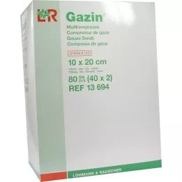 GAZIN Gazlı bez komp.10x20 cm steril 12 katlı, 40X2 adet