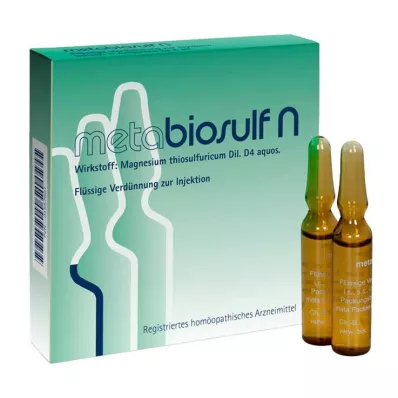 METABIOSULF N Enjeksiyon çözeltisi, 5X2 ml METABIOSULF N Enjeksiyon çözeltisi, 5X2 ml