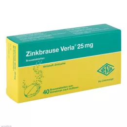 ZINKBRAUSE Verla 25 mg efervesan tablet, 40 adet