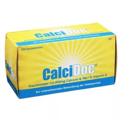 CALCIDOC Çiğnenebilir tabletler, 120 adet CALCIDOC Çiğnenebilir tabletler, 120 adet