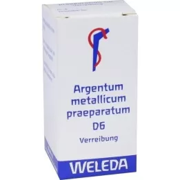 ARGENTUM METALLICUM praeparatum D 6 Toz haline getirme, 20 g