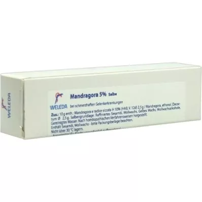 MANDRAGORA %5 merhem, 25 gr