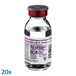 NATRIUMHYDROGENCARBONAT B.Braun %8,4 cam, 20X100 ml