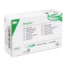 DURAPORE İpek sıva 2,5 cmx9,1 m rulo, 12 adet