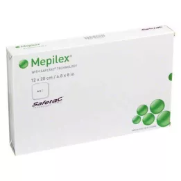 MEPILEX 12x20 cm köpük pansuman, 5 adet