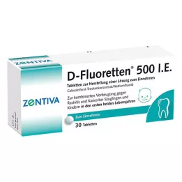 D FLUORETTEN 500 tablet, 30 adet
