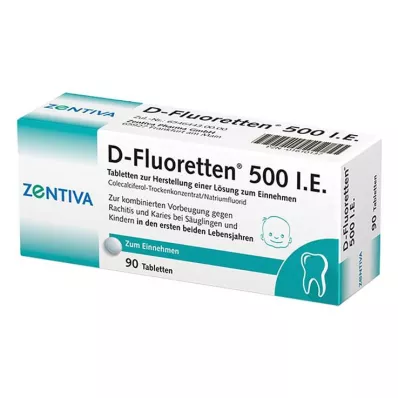 D FLUORETTEN 500 tablet, 90 adet
