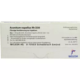 ACONITUM NAPELLUS Rh D 30 ampul, 8X1 ml