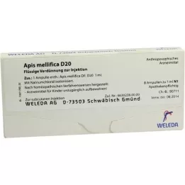 APIS MELLIFICA D 20 ampul, 8 adet