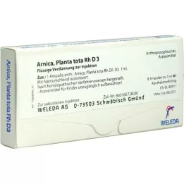 ARNICA PLANTA toplam Rh D 3 ampul, 8X1 ml