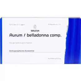 AURUM/BELLADONNA bileşenli ampuller, 8 ml