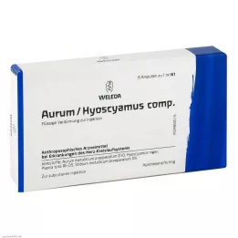 AURUM/HYOSCYAMUS kompoze ampuller, 8X1 ml