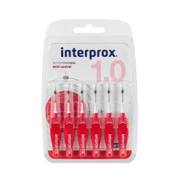 INTERPROX minikonik kırmızı Interdentalb.Blis., 6 adet
