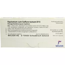 EQUISETUM CUM Kükürt tostum D 15 ampul, 8X1 ml