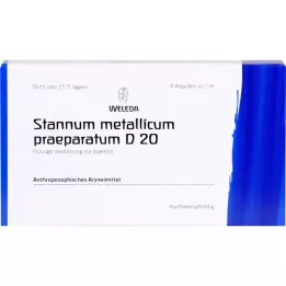 STANNUM METALLICUM praeparatum D 20 ampul, 8 ml
