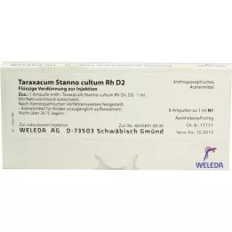 TARAXACUM STANNO kültür RH D 2 ampul, 8X1 ml