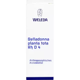 BELLADONNA PLANTA toplam Rh D 4 Seyreltme, 20 ml